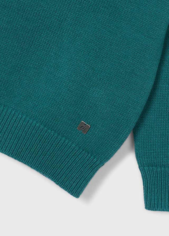 MAGLIA VERDE IN FILATO CALDO