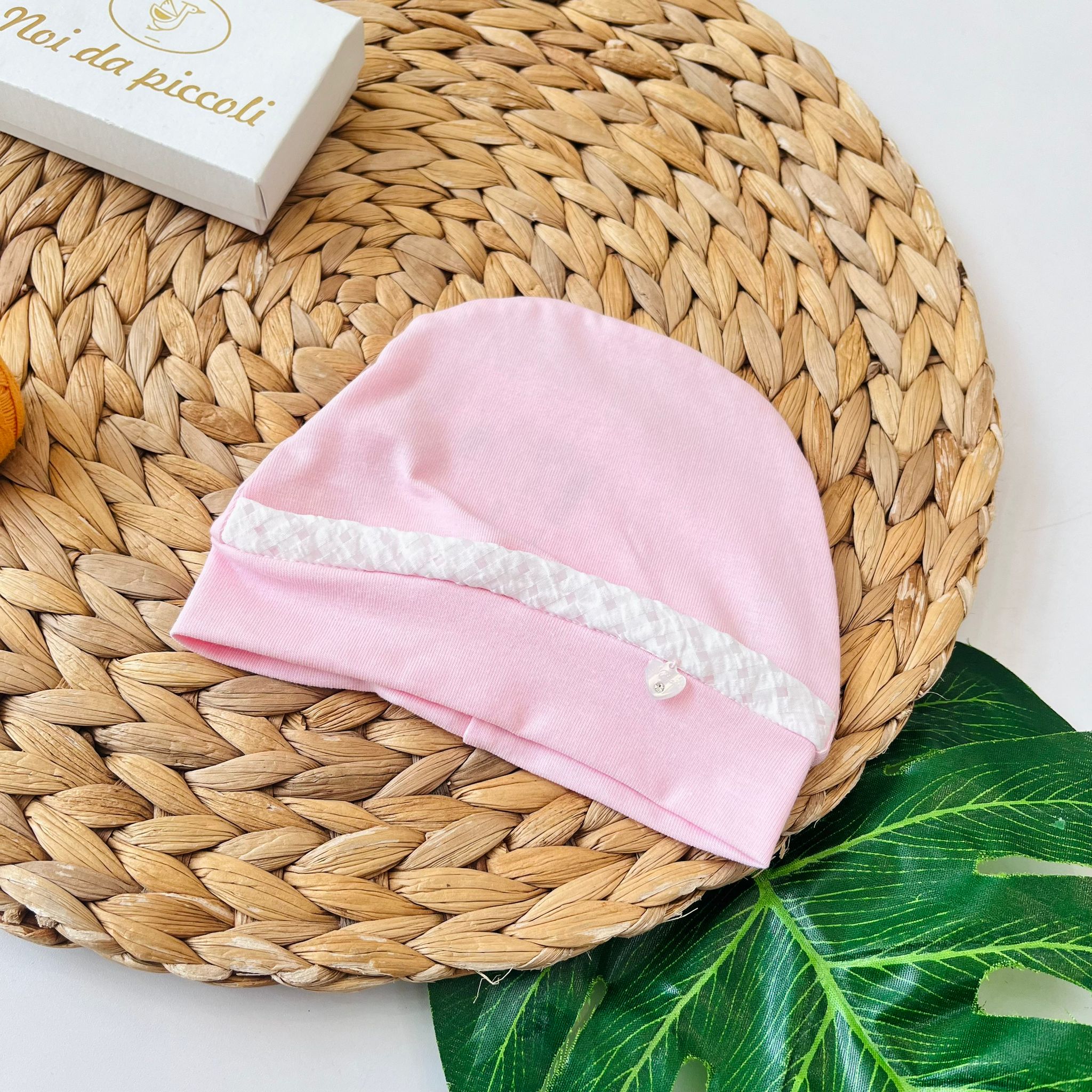 cappellino 100 % COTONE ROSA