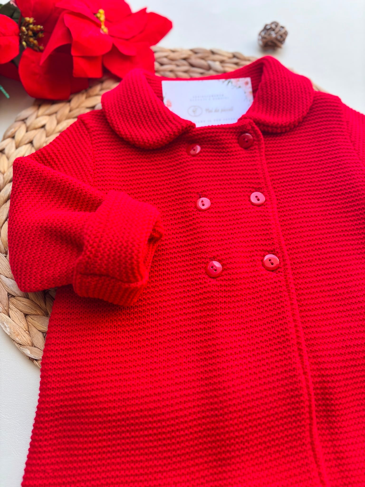 CAPPOTTINO FILATO CALDO ROSSO
