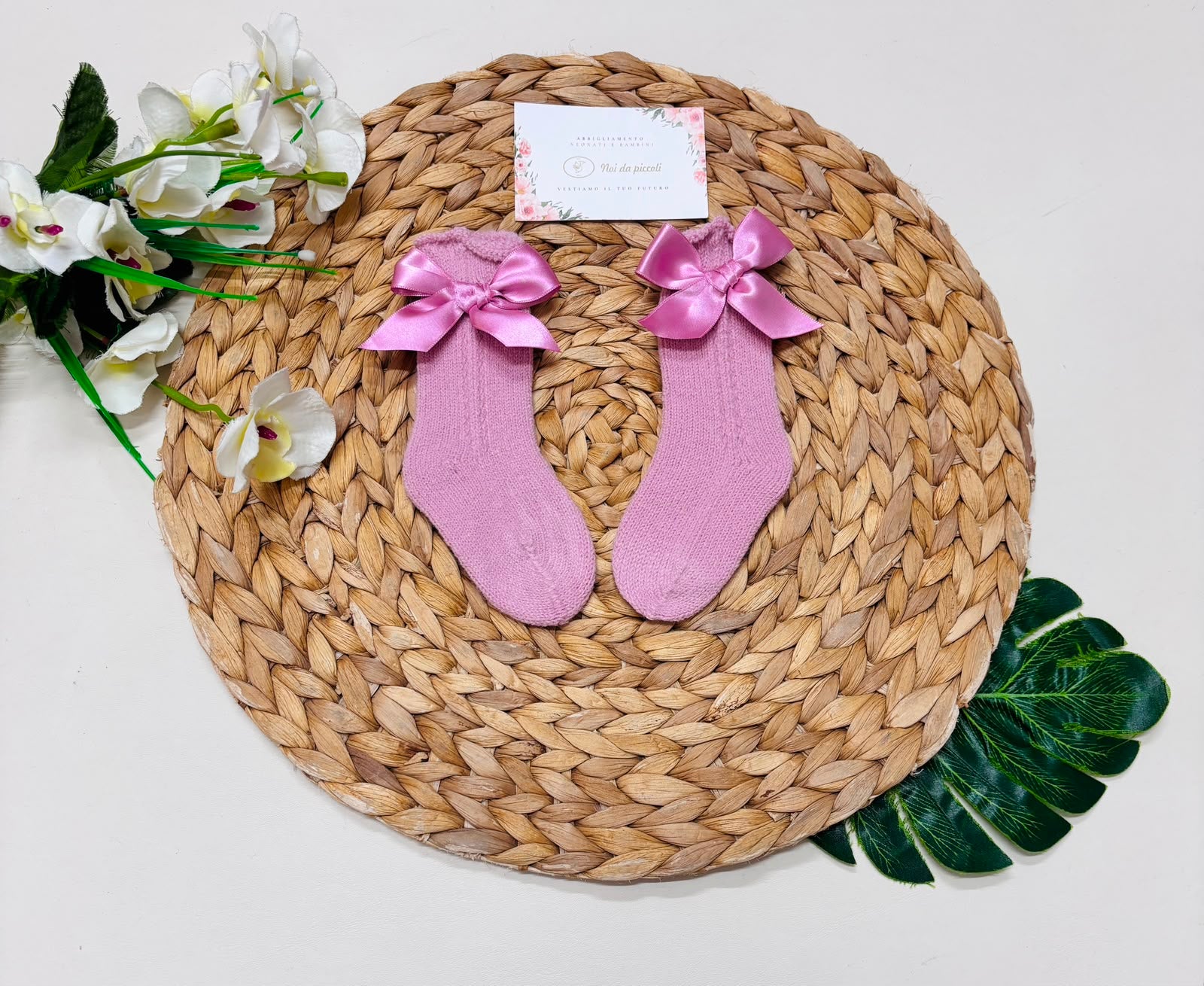 CALZINI COTONE CALDO ROSA