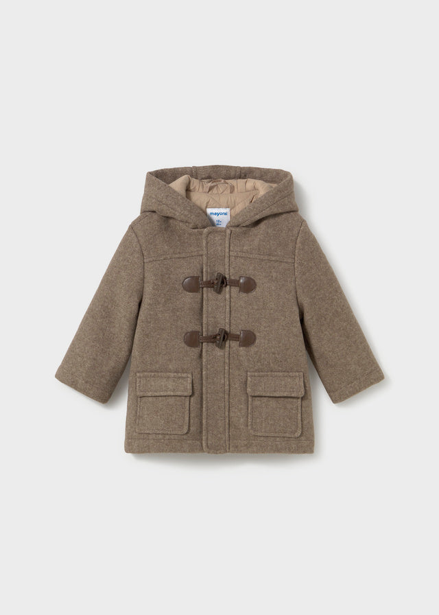 CAPPOTTO IN COTONE CALDO MOCCA