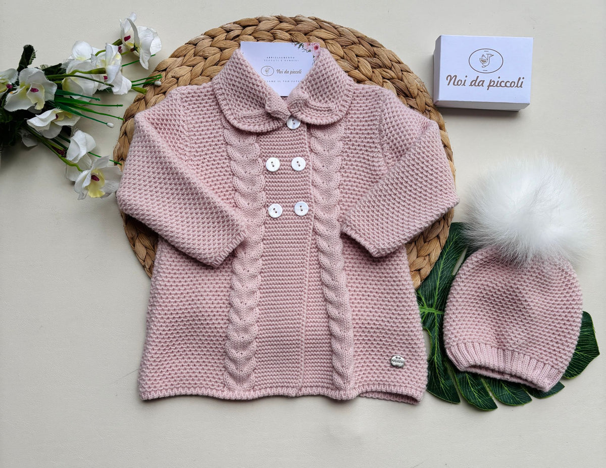CAPPOTTINO FILATO CALDO ROSA