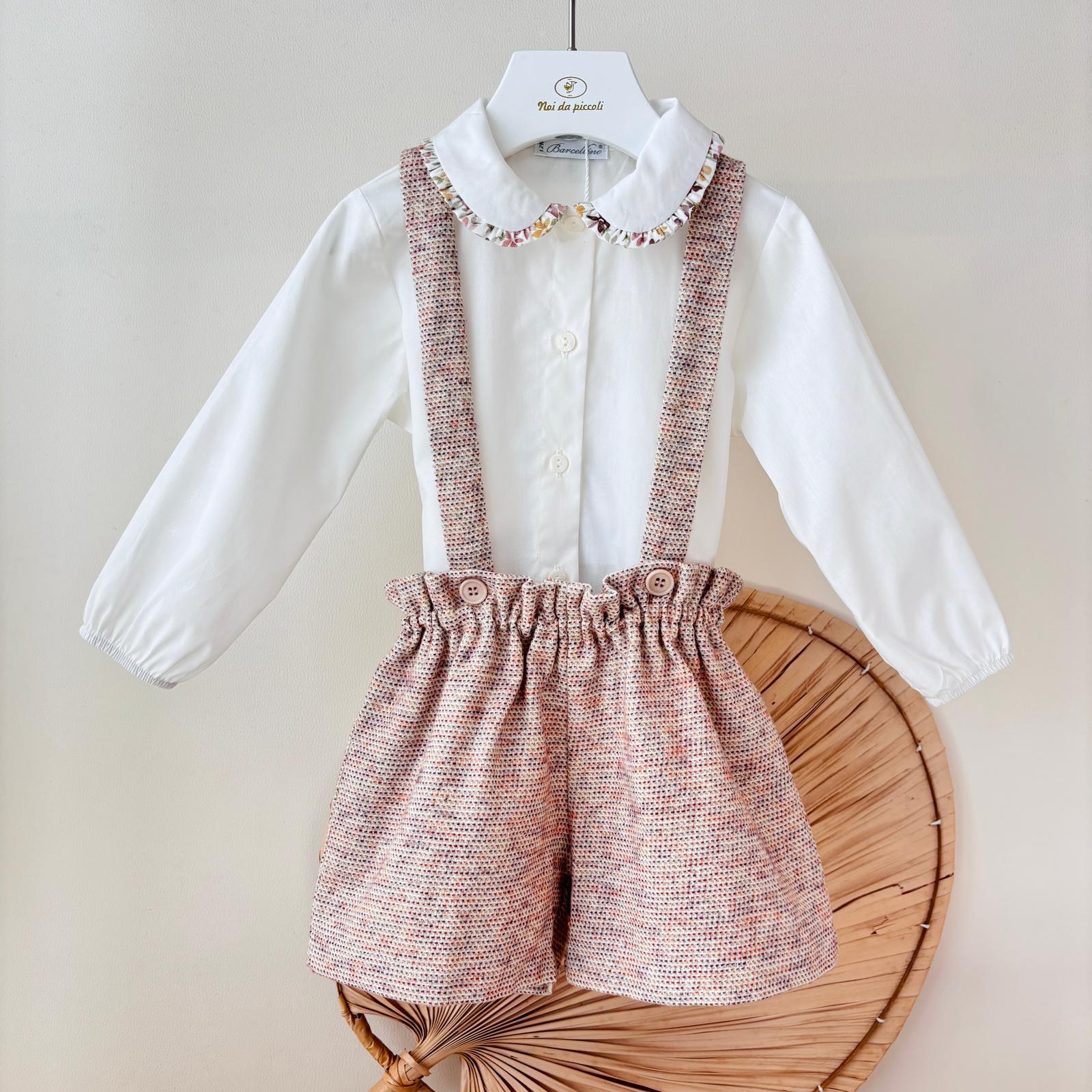 COMPLETO IN COTONE CALDO BEIGE