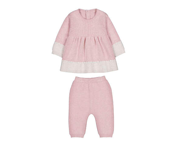COMPLETO COTONE CALDO ROSA