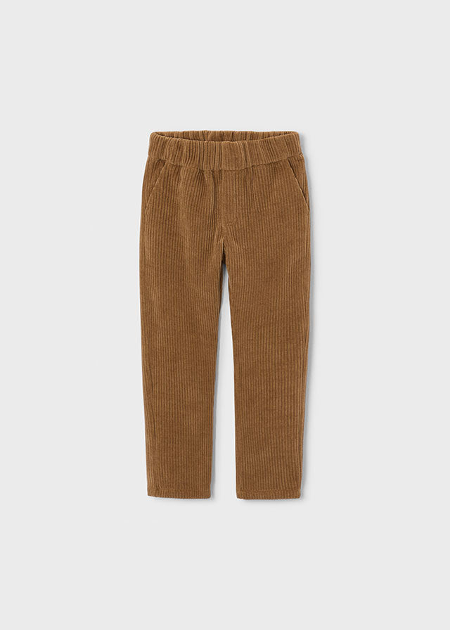 PANTALONE IN VELLUTO MARRONE