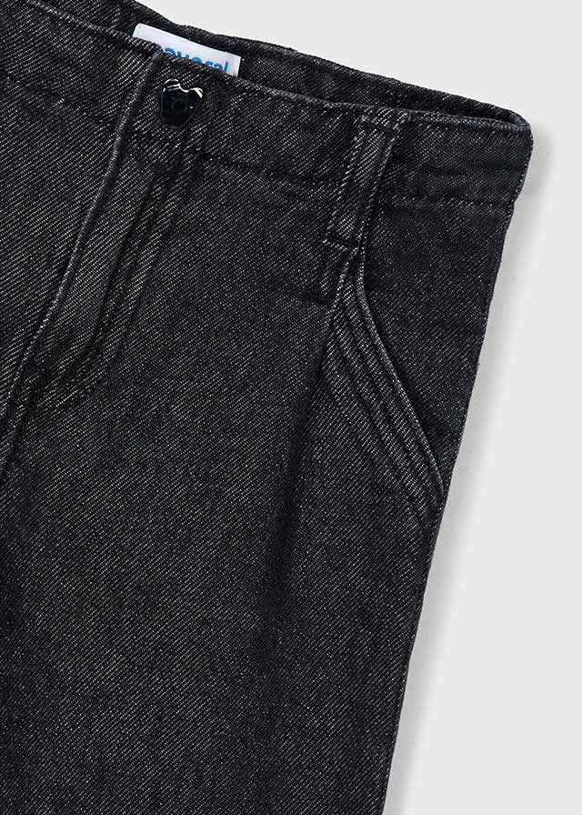 PANTALONE DI JEANS A ZAMPA Nero