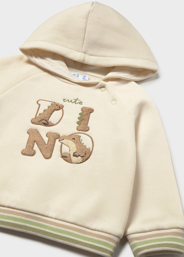 felpa IN COTONE CALDO BEIGE
