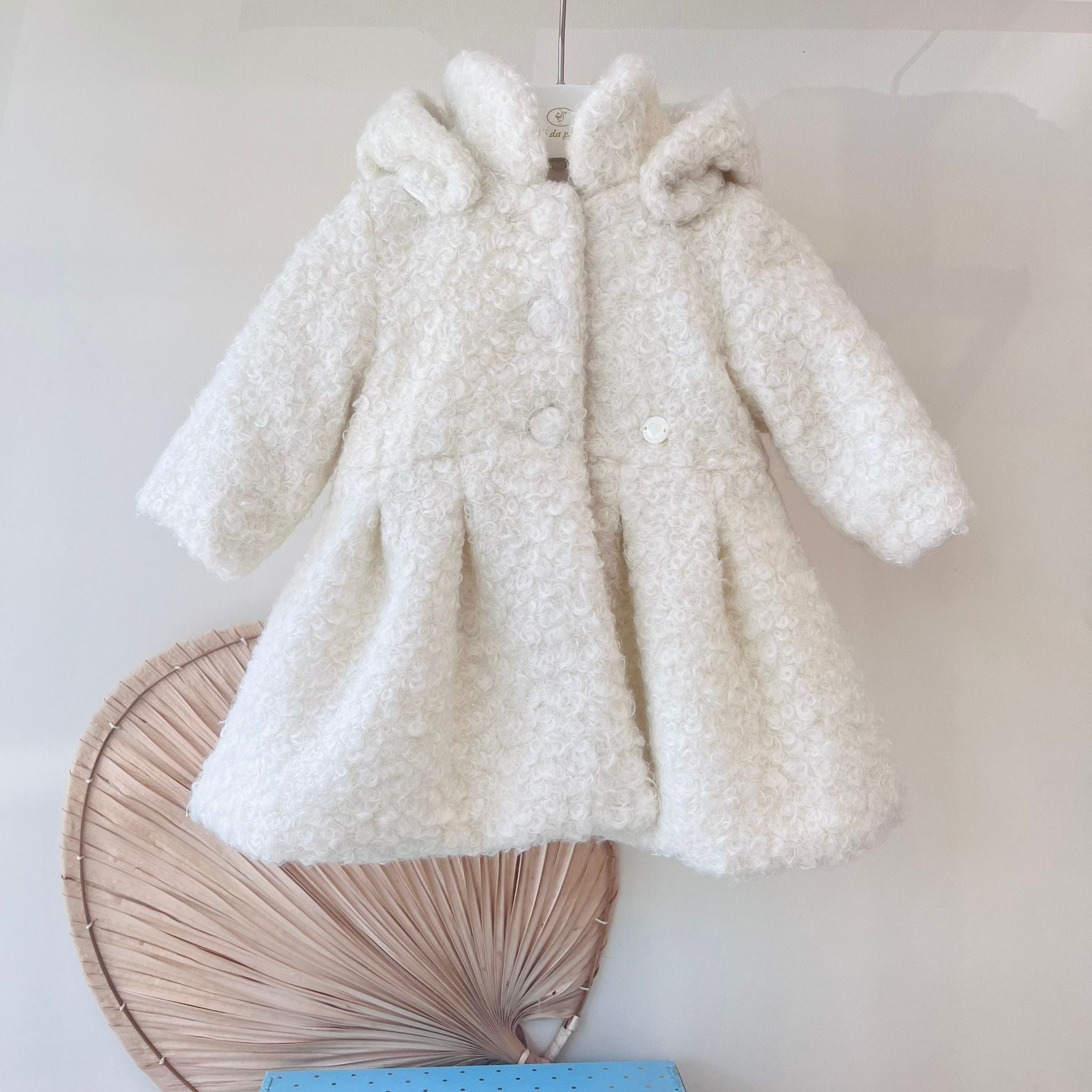 CAPPOTTINO TESSUTO SHERPA AVORIO