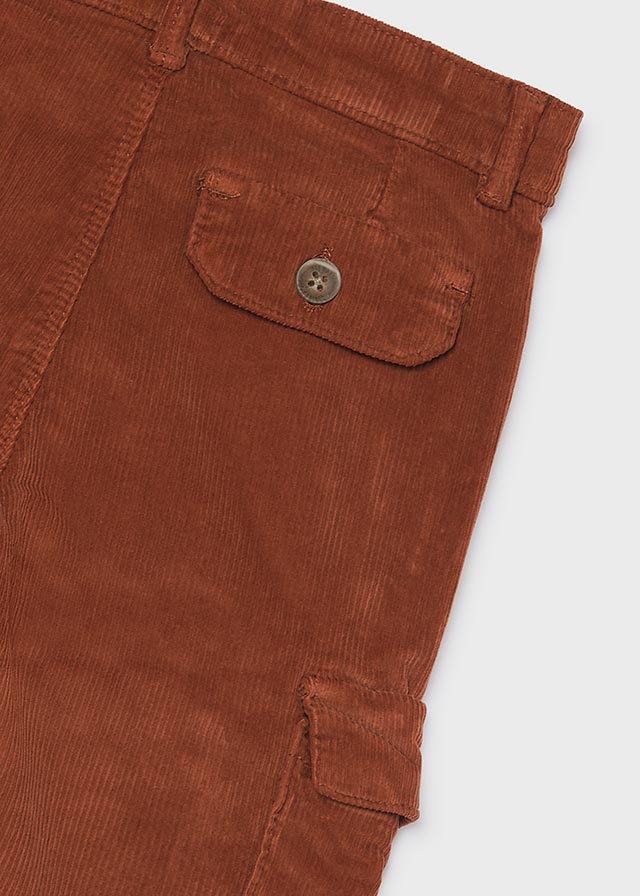 PANTALONE IN VELLUTO RUGGINE