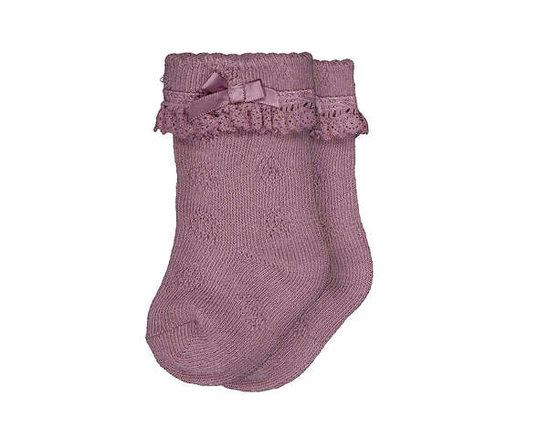 CALZINI COTONE CALDO ROSA