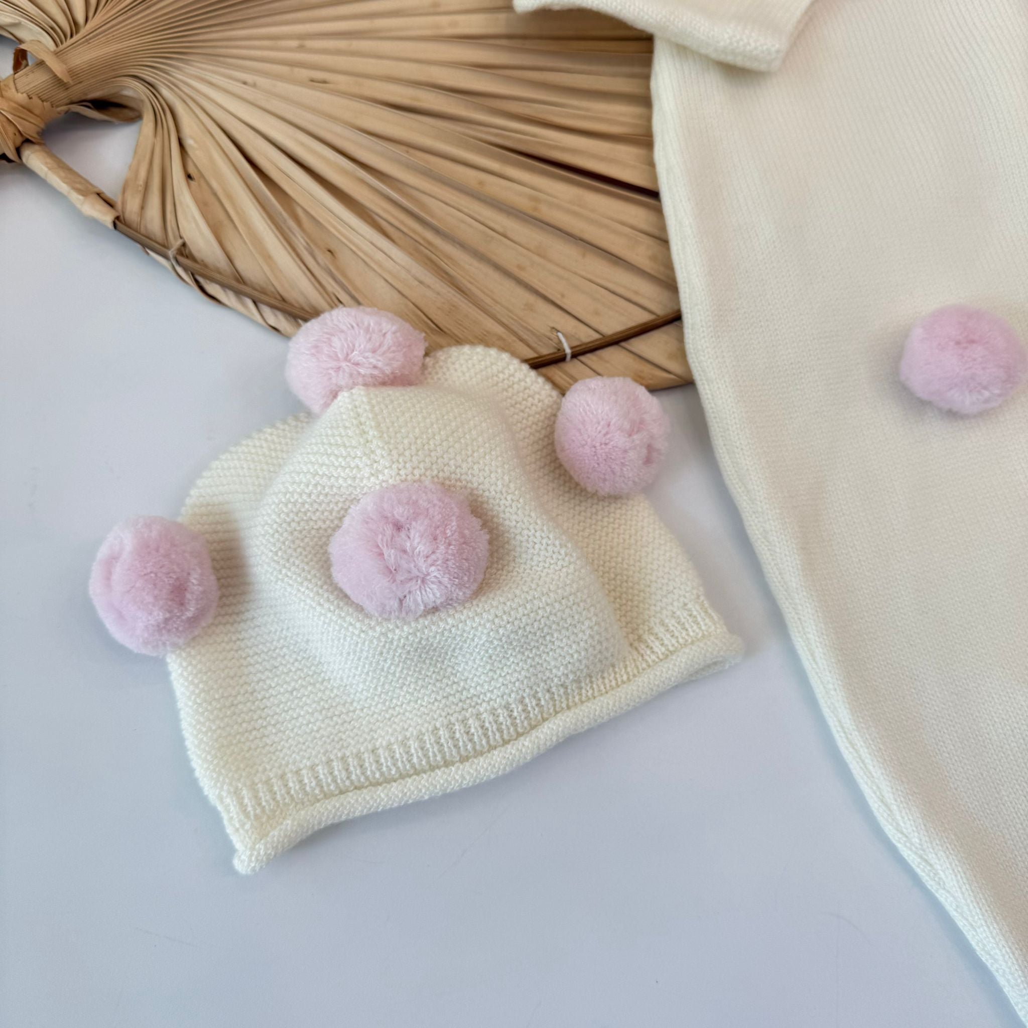 TUTINA CON PARURE 100% PURA LANA MERINO EXTRAFINE PANNA