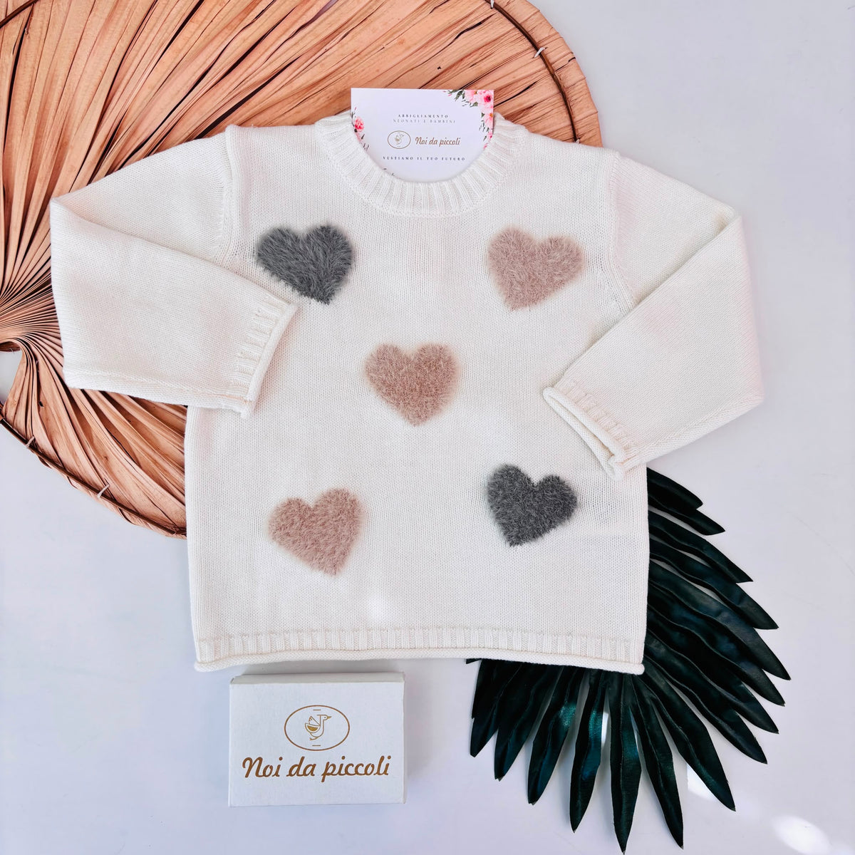 MAGLIONE IN FILATO CALDO PANNA