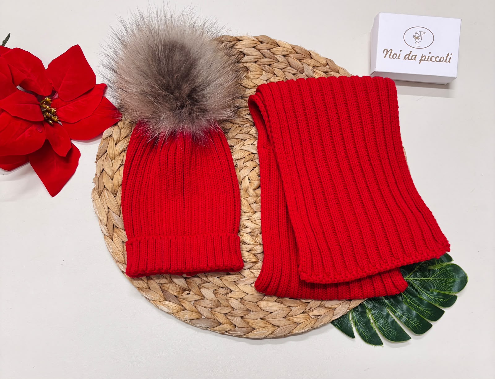SET 2 PZ FILATO CALDO ROSSO