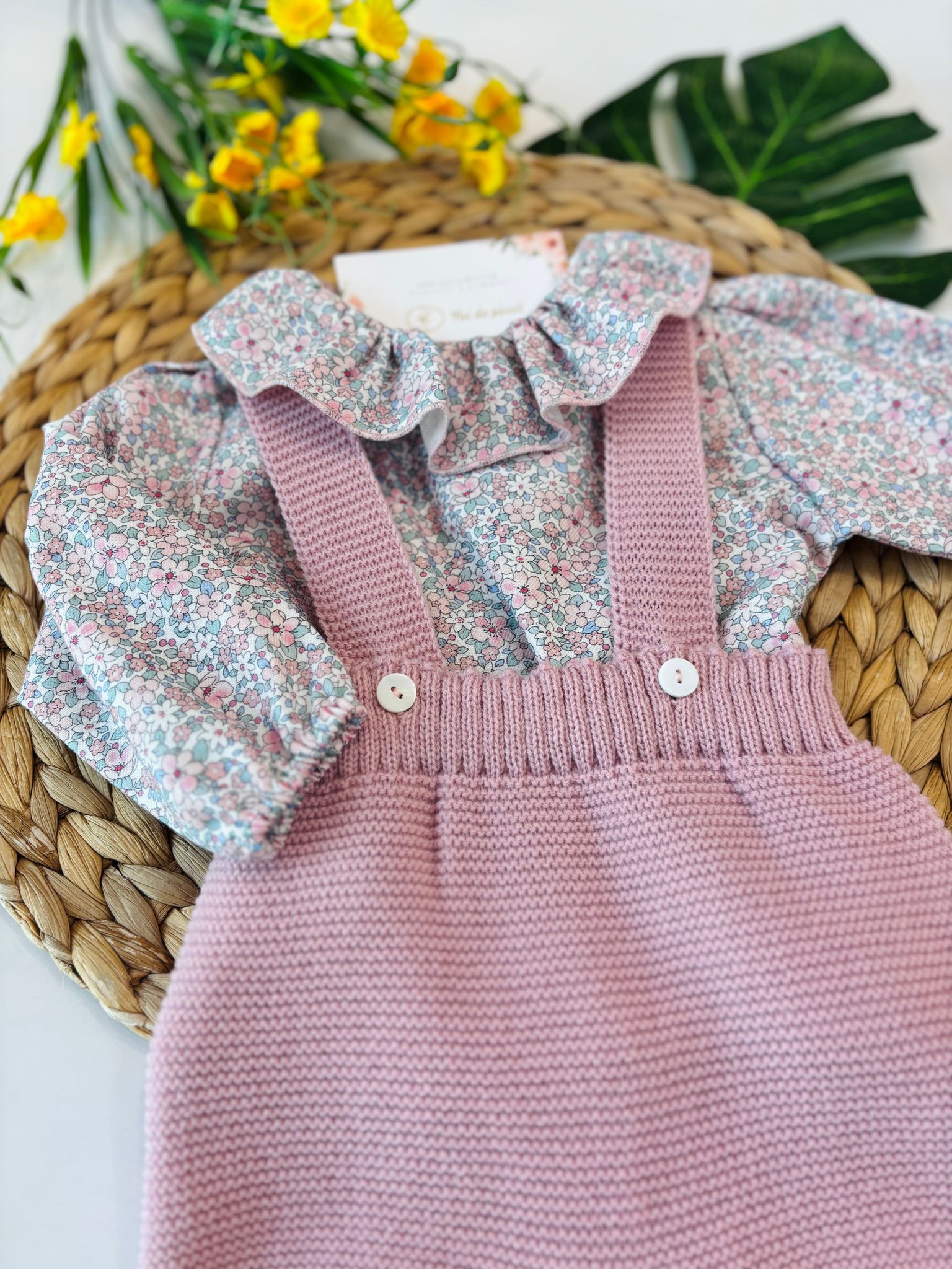 completo 3 pz FILATO CALDO ROSA