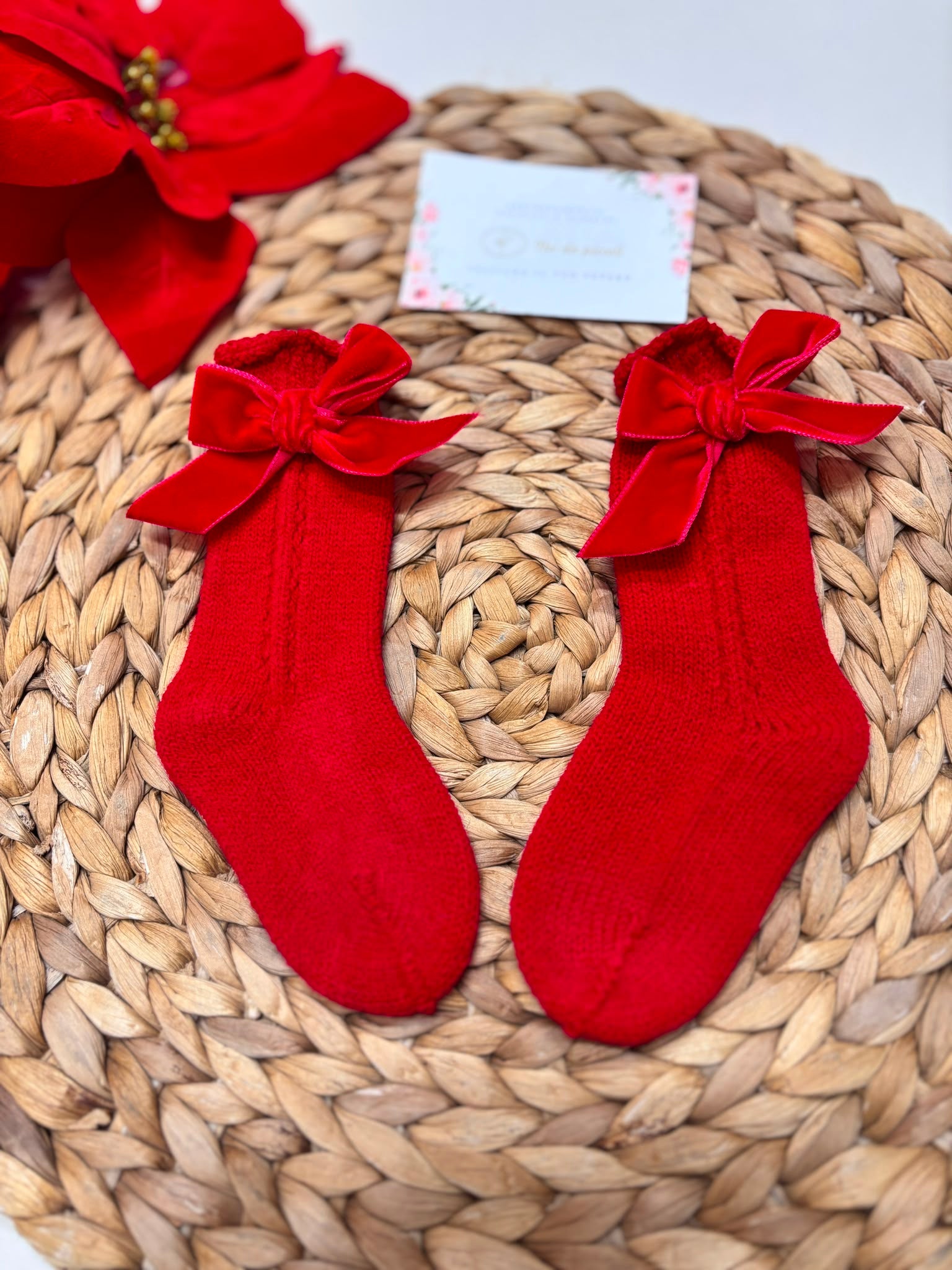 CALZINI COTONE CALDO ROSSO