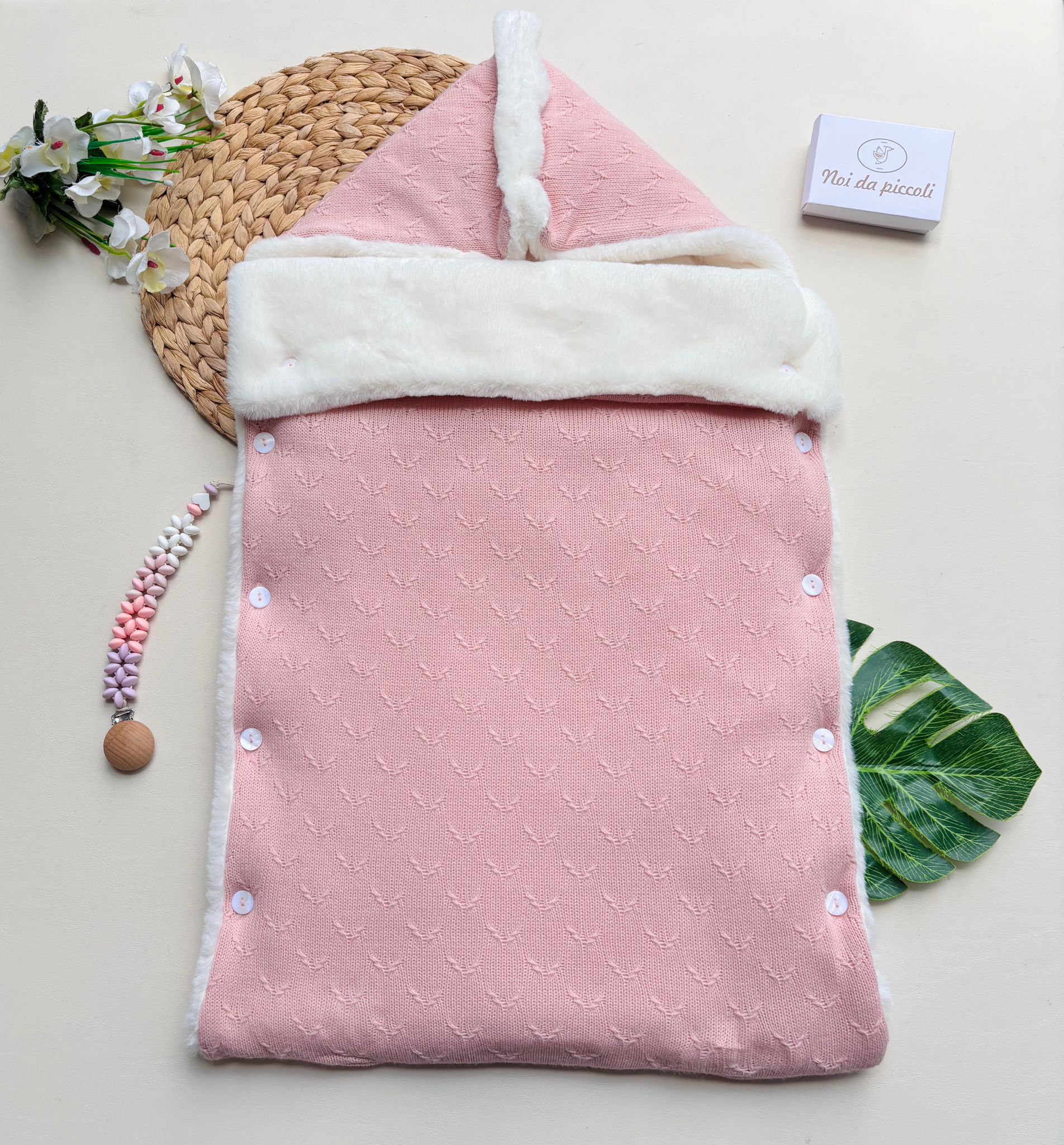SACCO NANNA FILATO CALDO ROSA