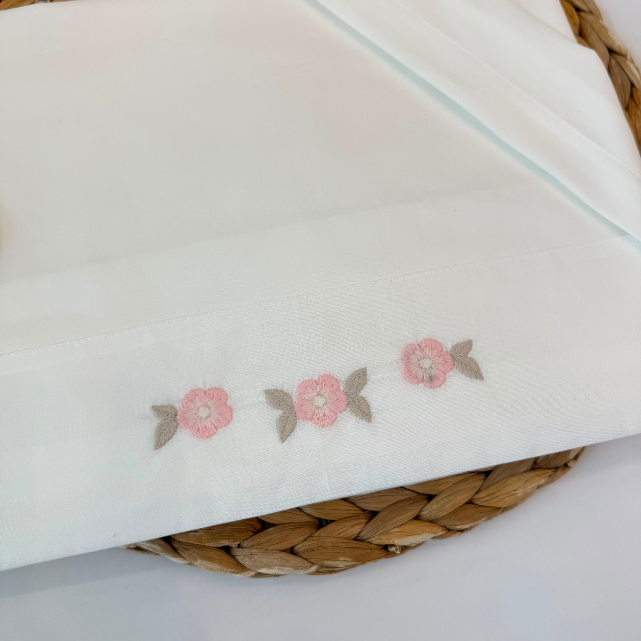 SET LENZUOLA IN COTONE CALDO ROSA