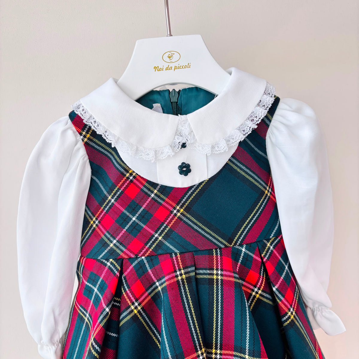 Vestino Tartan Verde Isabel