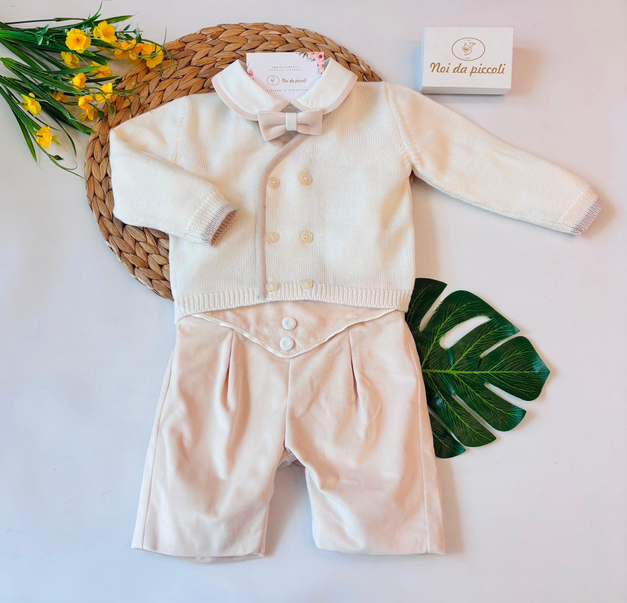 COMPLETO CERIMONIALE BEIGE