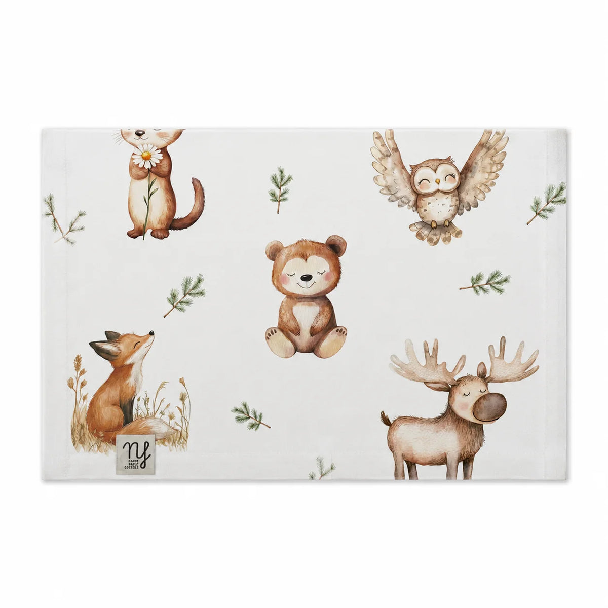 MUSSOLA in Bamboo Forest Animals BIANCO