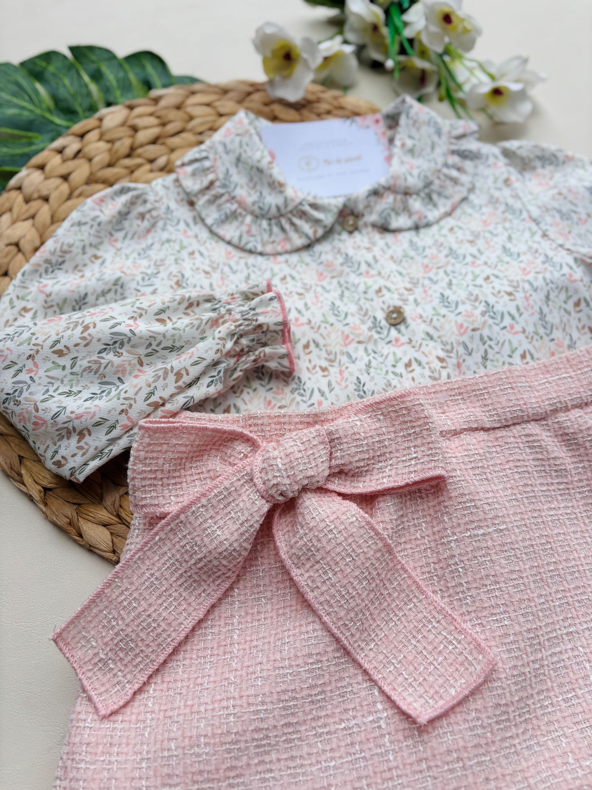 completo 2 pz FILATO CALDO ROSA