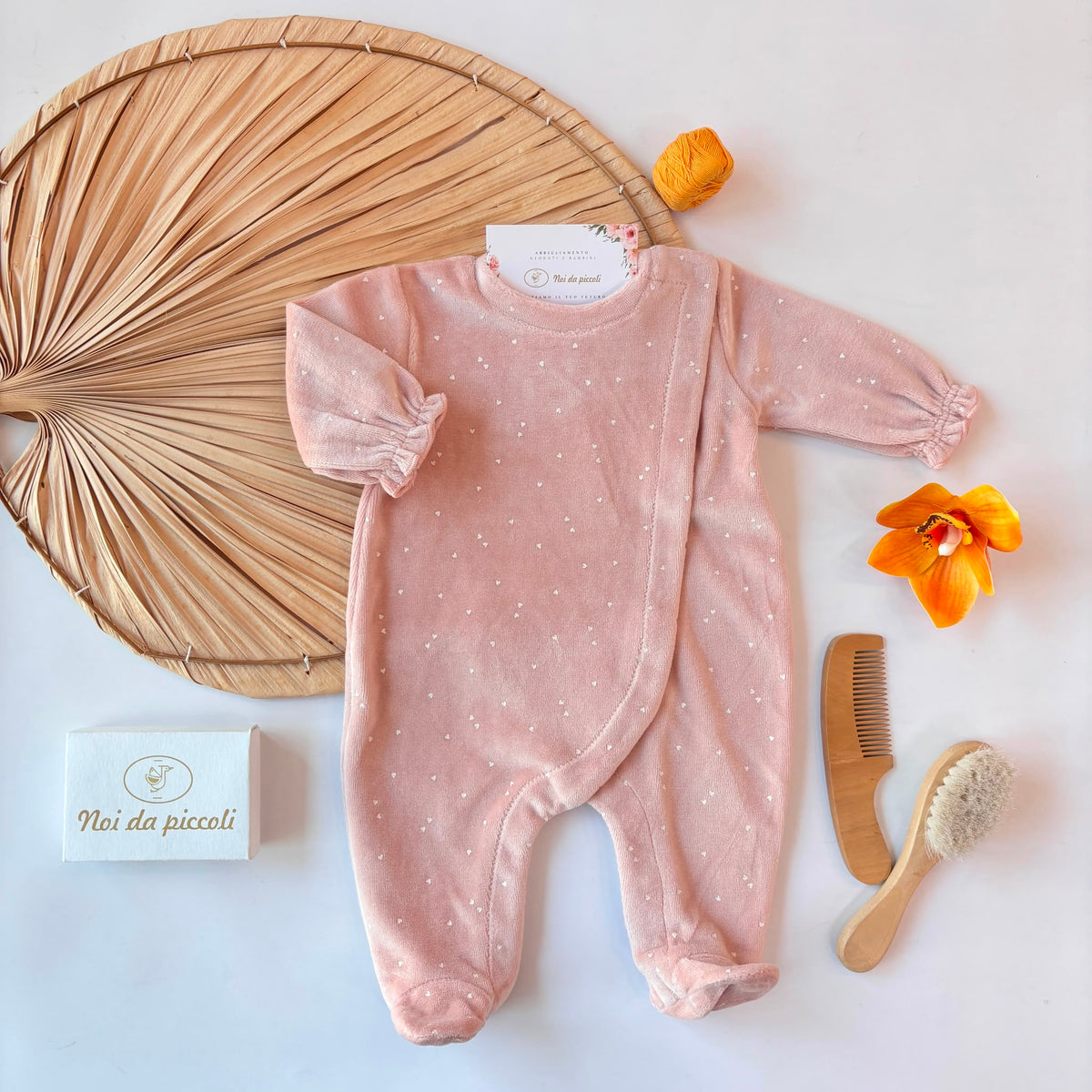 TUTINA IN CINIGLIA ROSA IN STILE ROMANTICO