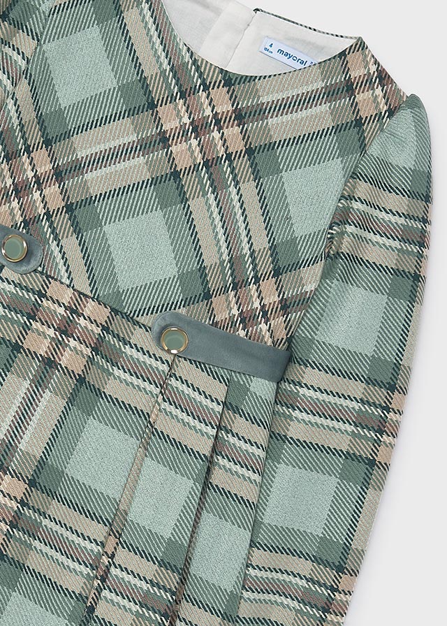 vestito IN COTONE CALDO VERDE