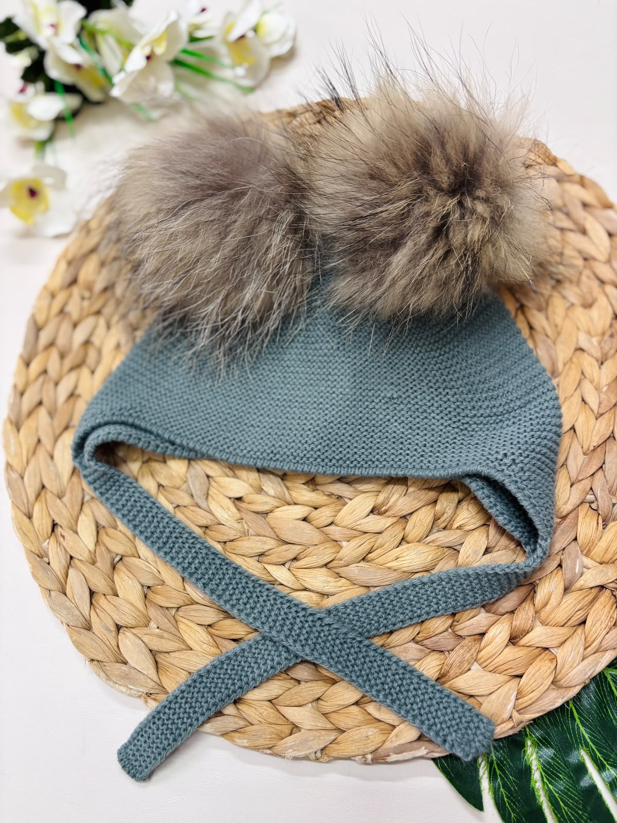 cappellino FILATO CALDO VERDE