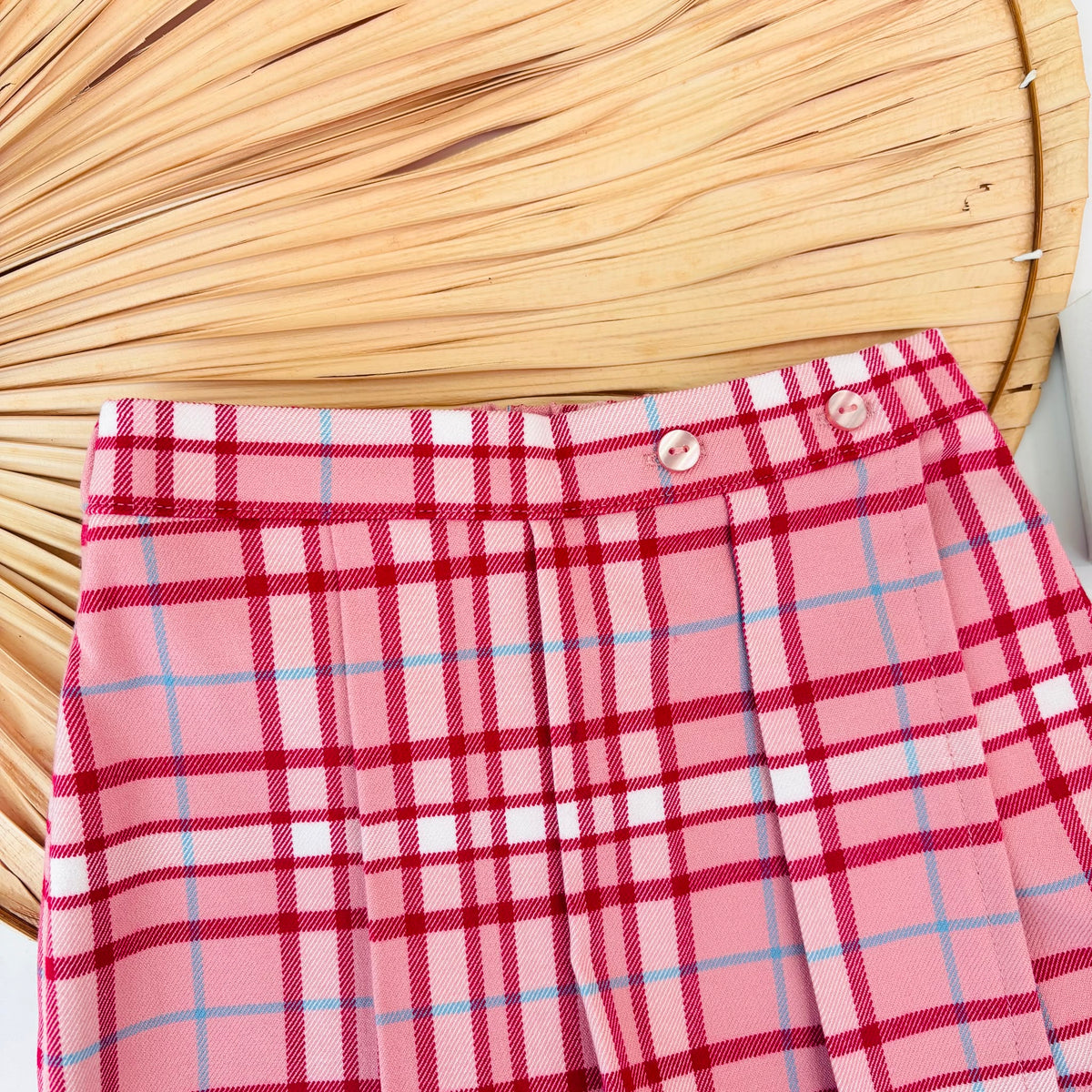 PANTALONCINO IN COTONE CALDO ROSA