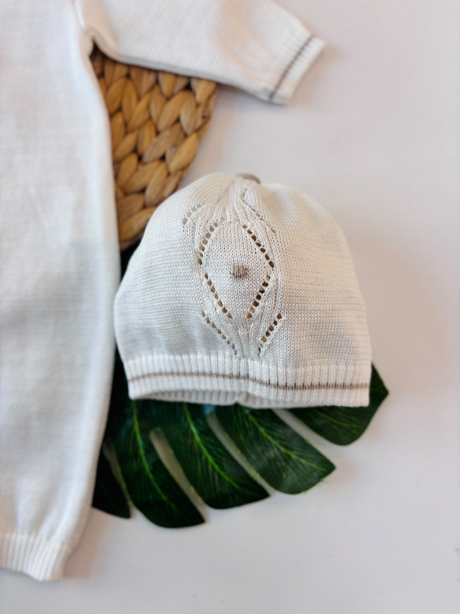 TUTINA CON PARURE BIANCO