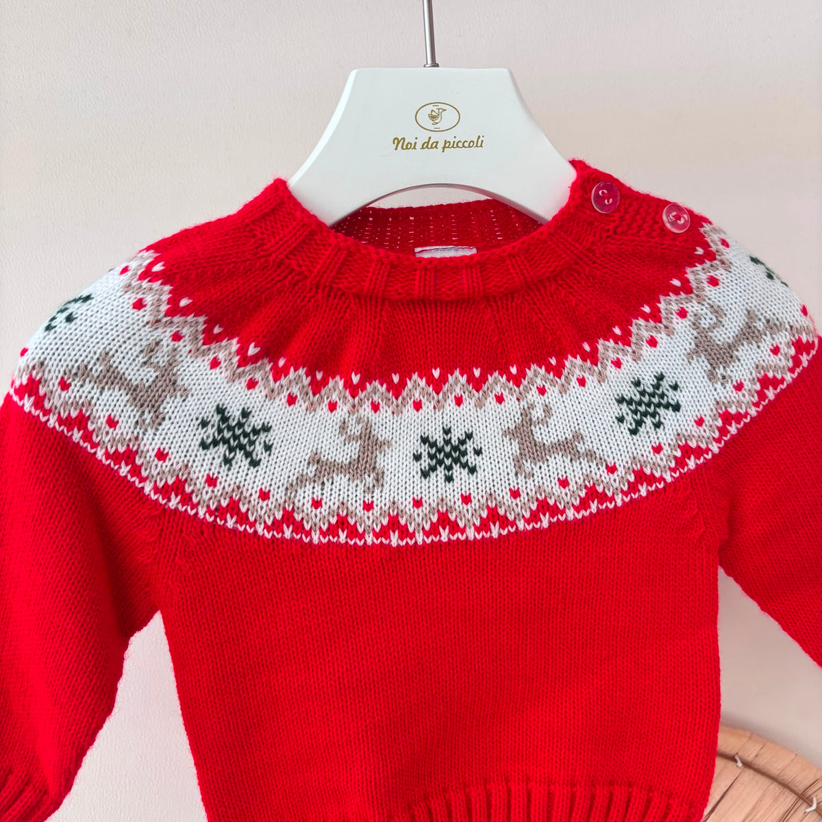 MAGLIONCINO dolce natale Rosso