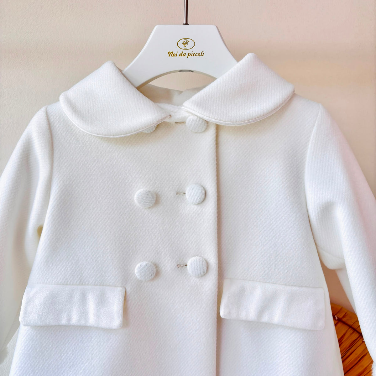 CAPPOTTO IN PANNO CANDIDO INVERNO PANNA