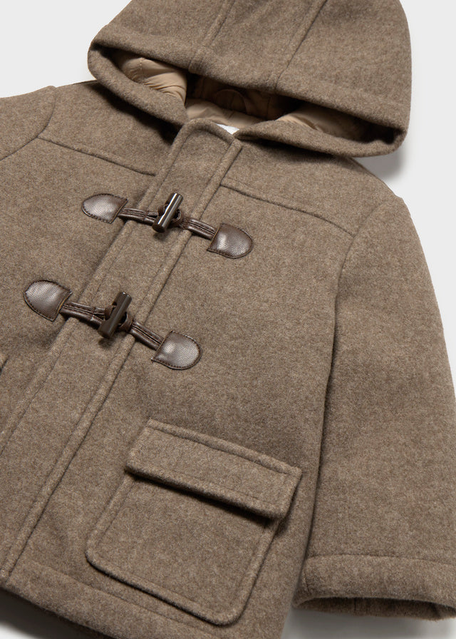 CAPPOTTO IN COTONE CALDO MOCCA