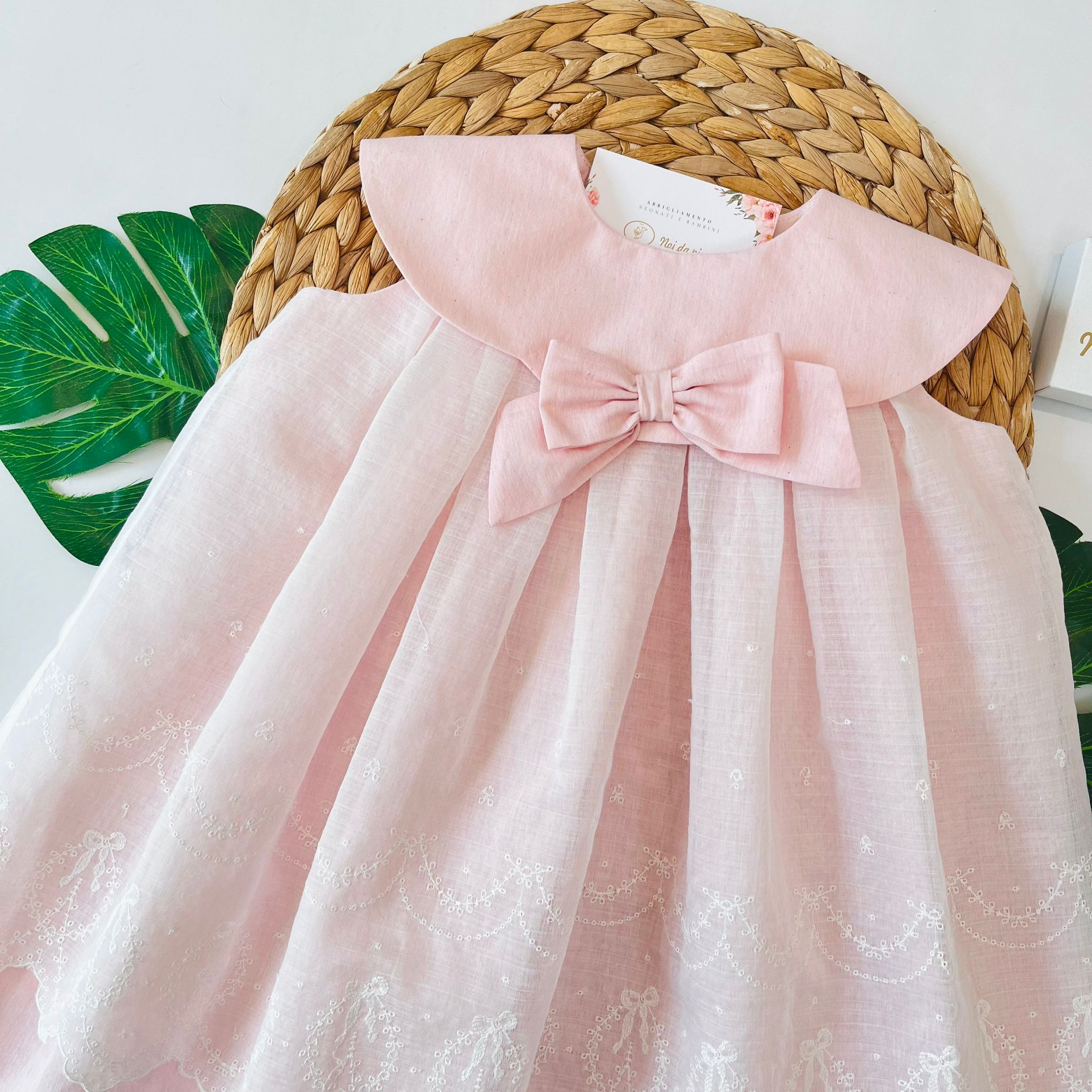 ABITINO 100 % COTONE ROSA CHIARO - Noi da piccoli