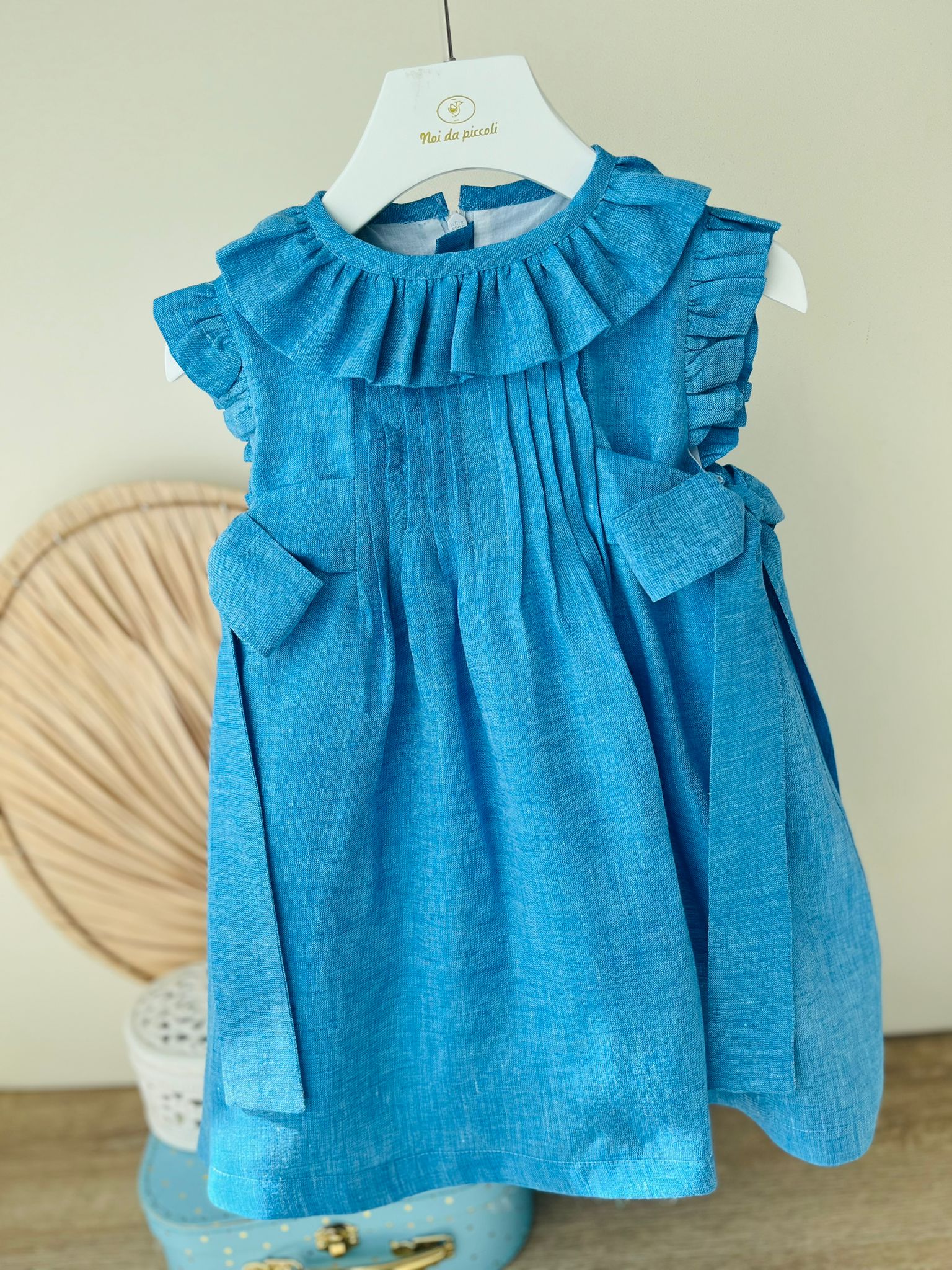 ABITINO CAPRI AZZURRO LINO - Noi da piccoli