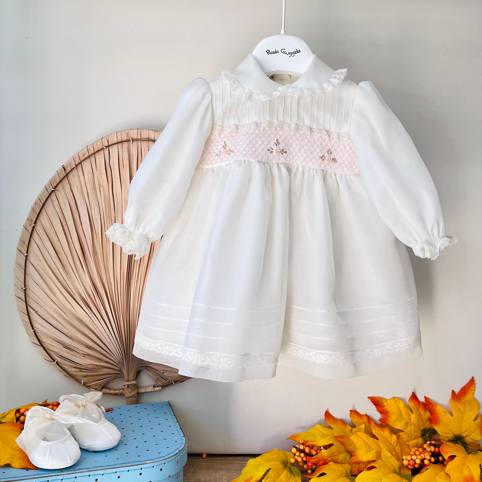 ABITINO CERIMONIALE ALESSANDRA ORGANDIS DI SETA AVORIO - Noi da piccoli