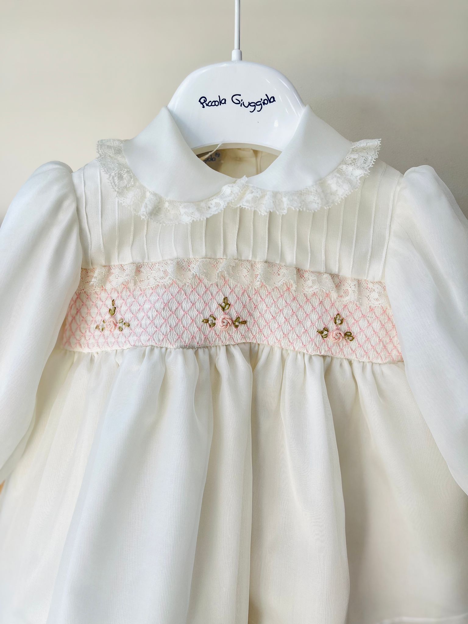 ABITINO CERIMONIALE ALESSANDRA ORGANDIS DI SETA AVORIO - Noi da piccoli