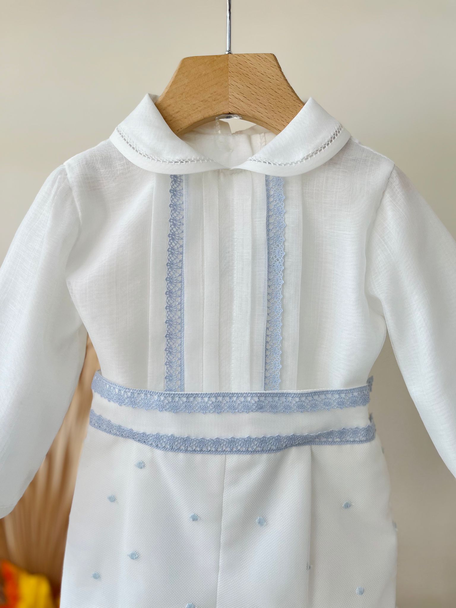 ABITINO CERIMONIALE AZUL A POIS - Noi da piccoli