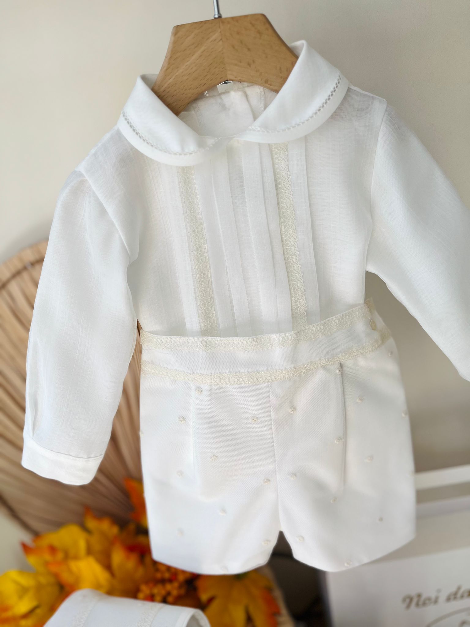 ABITINO CERIMONIALE BIANCO BEIGE PERGAMENA - Noi da piccoli