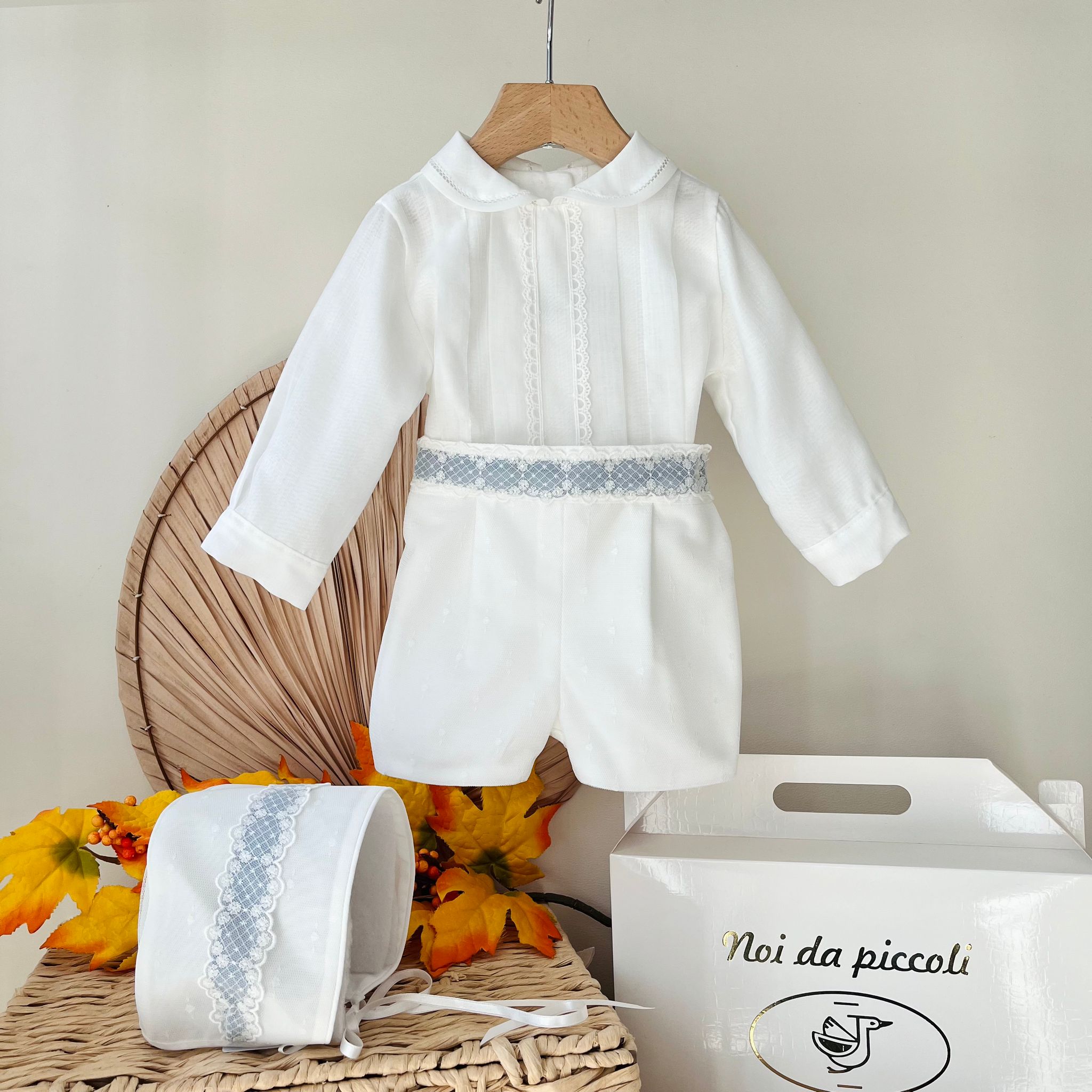 ABITINO CERIMONIALE BIANCO E CIELO ALYA - Noi da piccoli