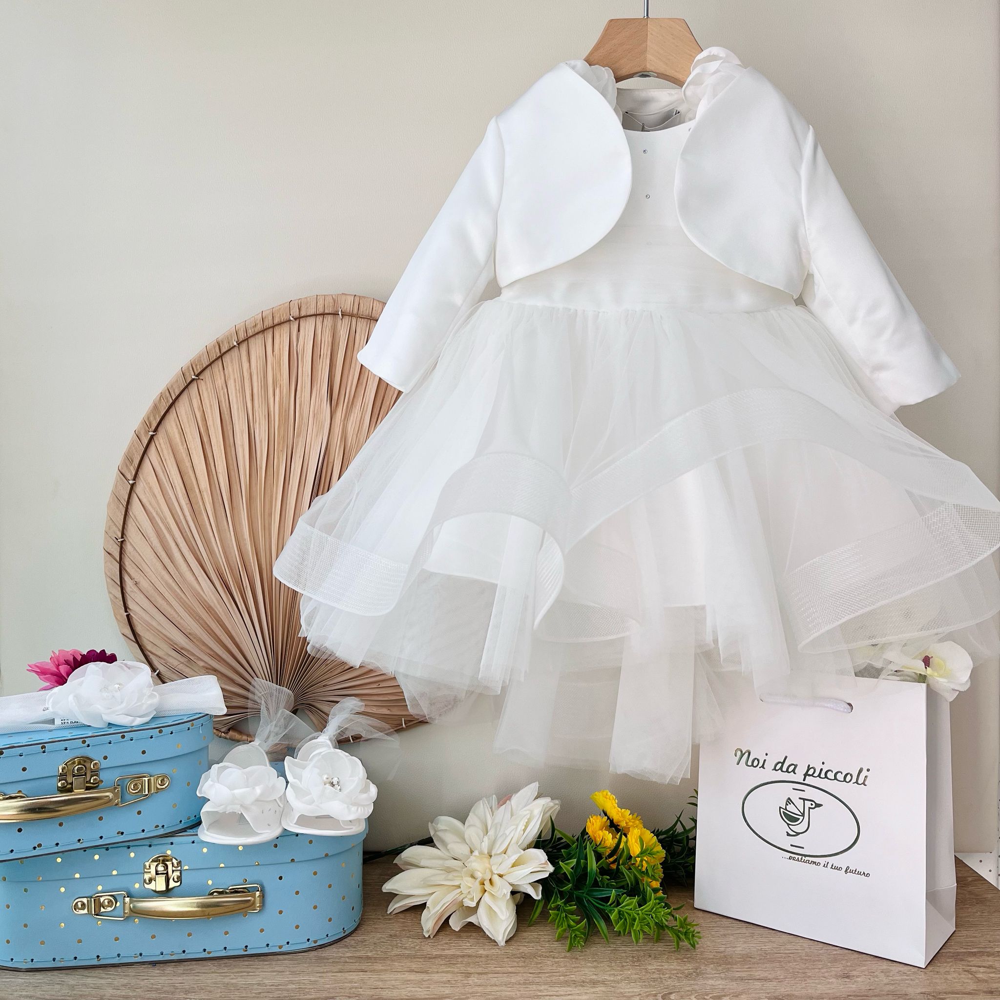 ABITINO CERIMONIALE CON BOLERINO CHANTAL - Noi da piccoli