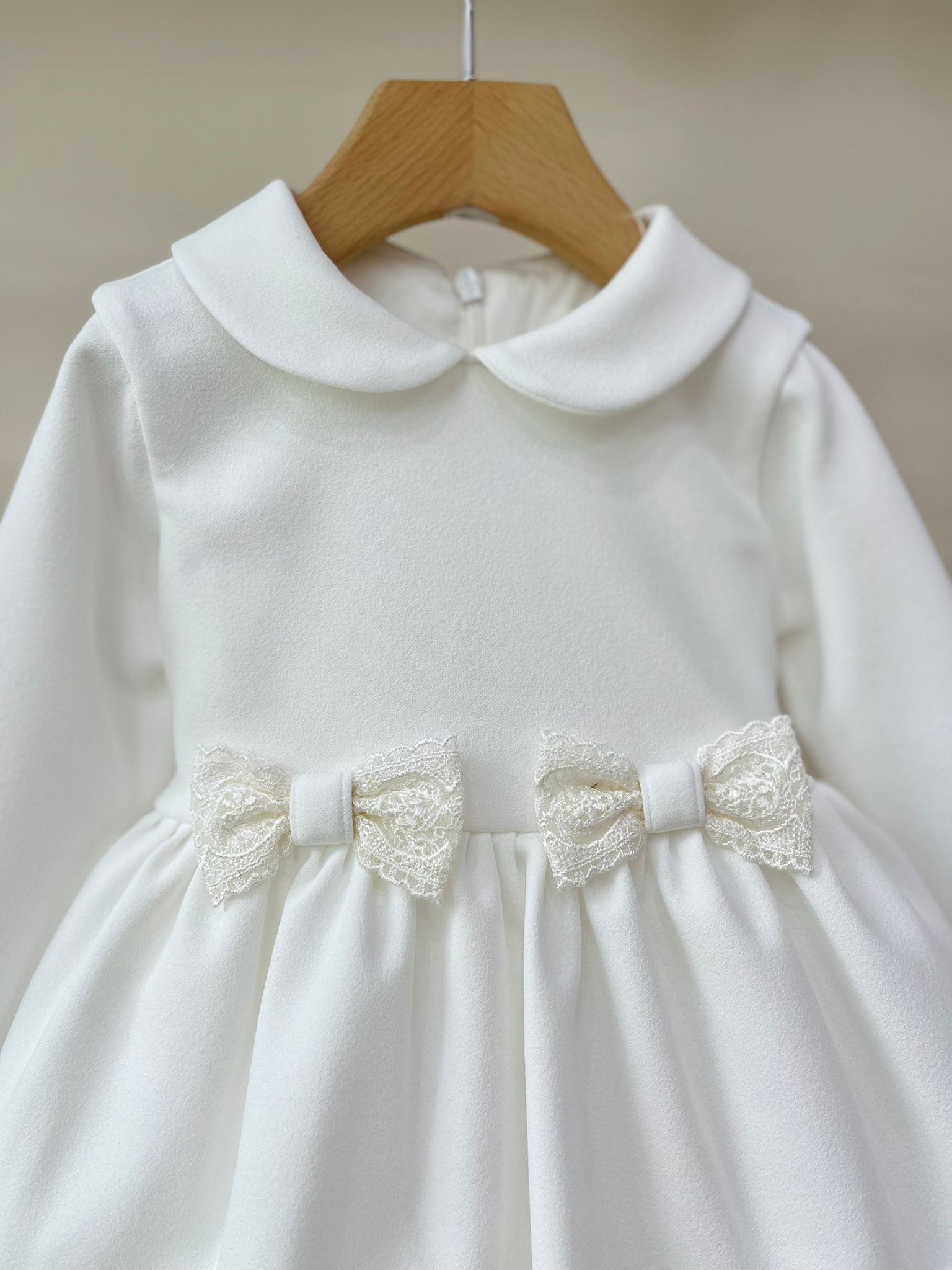 ABITINO CERIMONIALE COTONE CALDO ECRU - Noi da piccoli