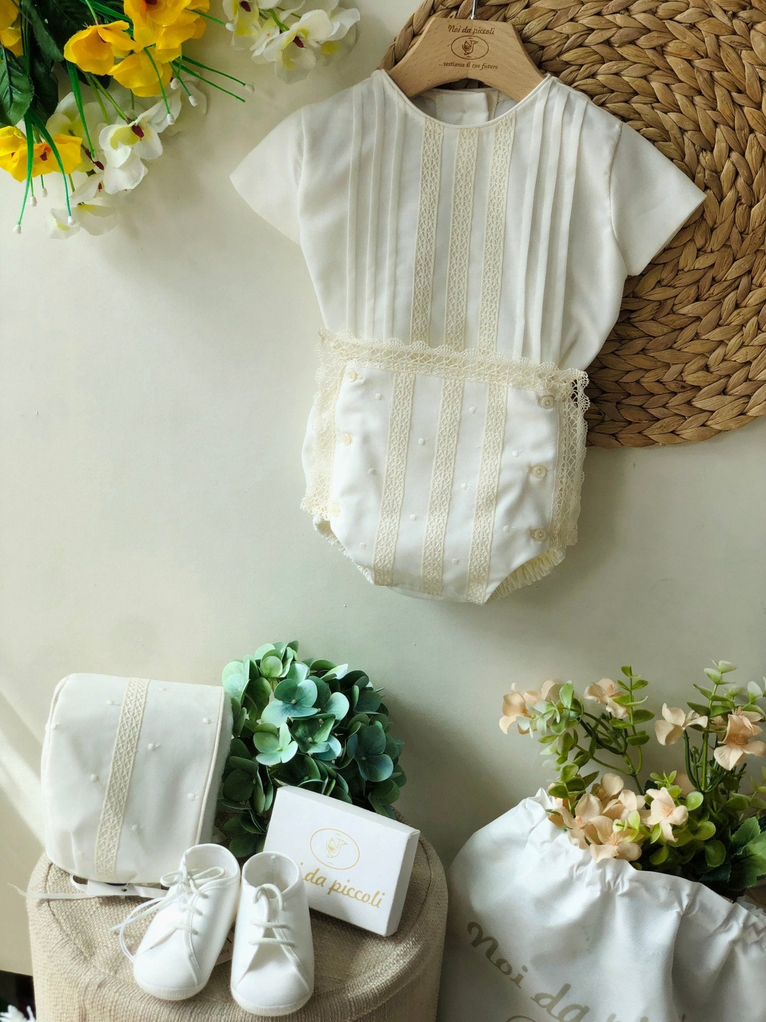 ABITINO CERIMONIALE ECRU BATISTA POIS - Noi da piccoli