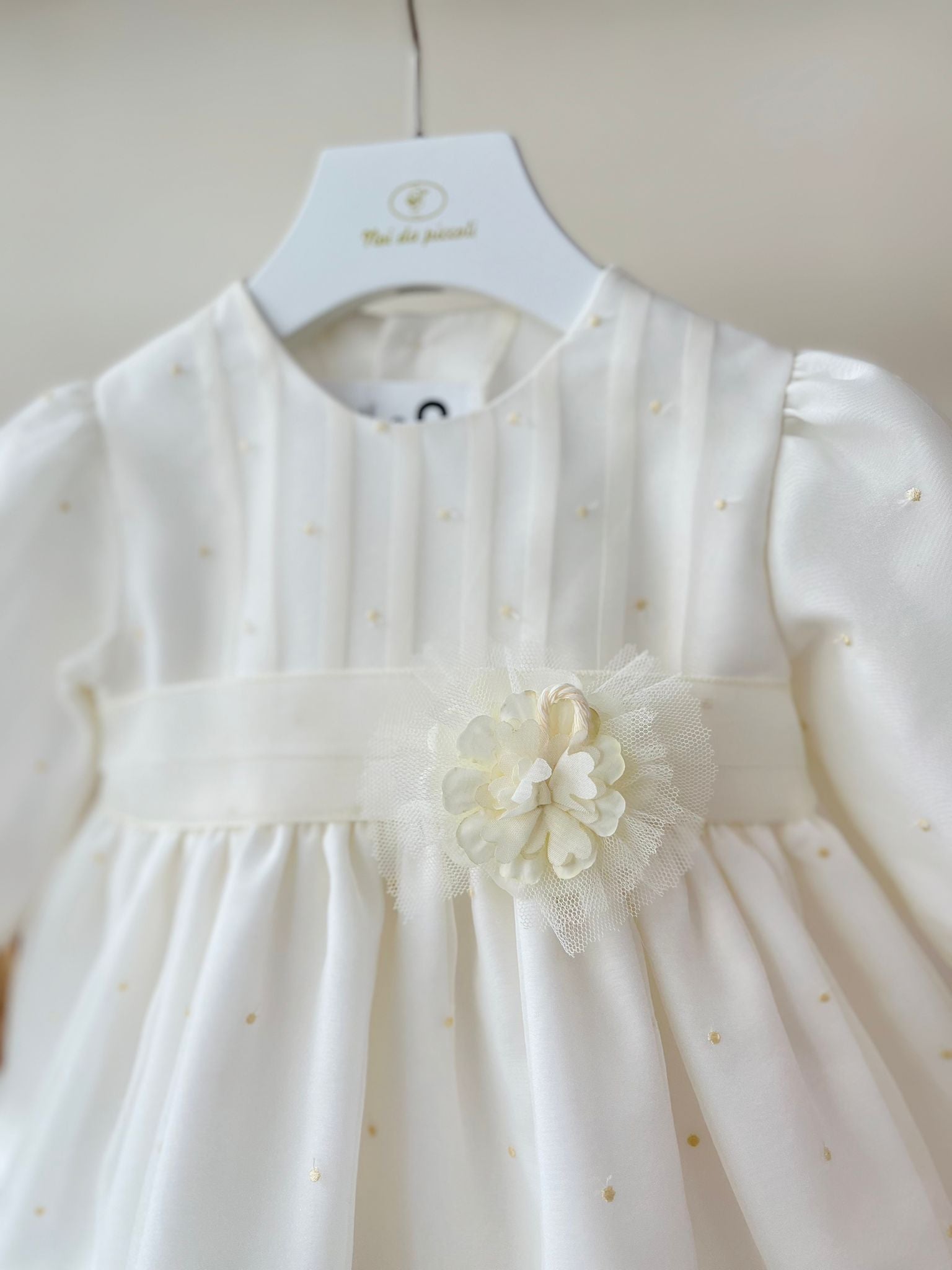 ABITINO CERIMONIALE GARDENIA Avorio - Noi da piccoli