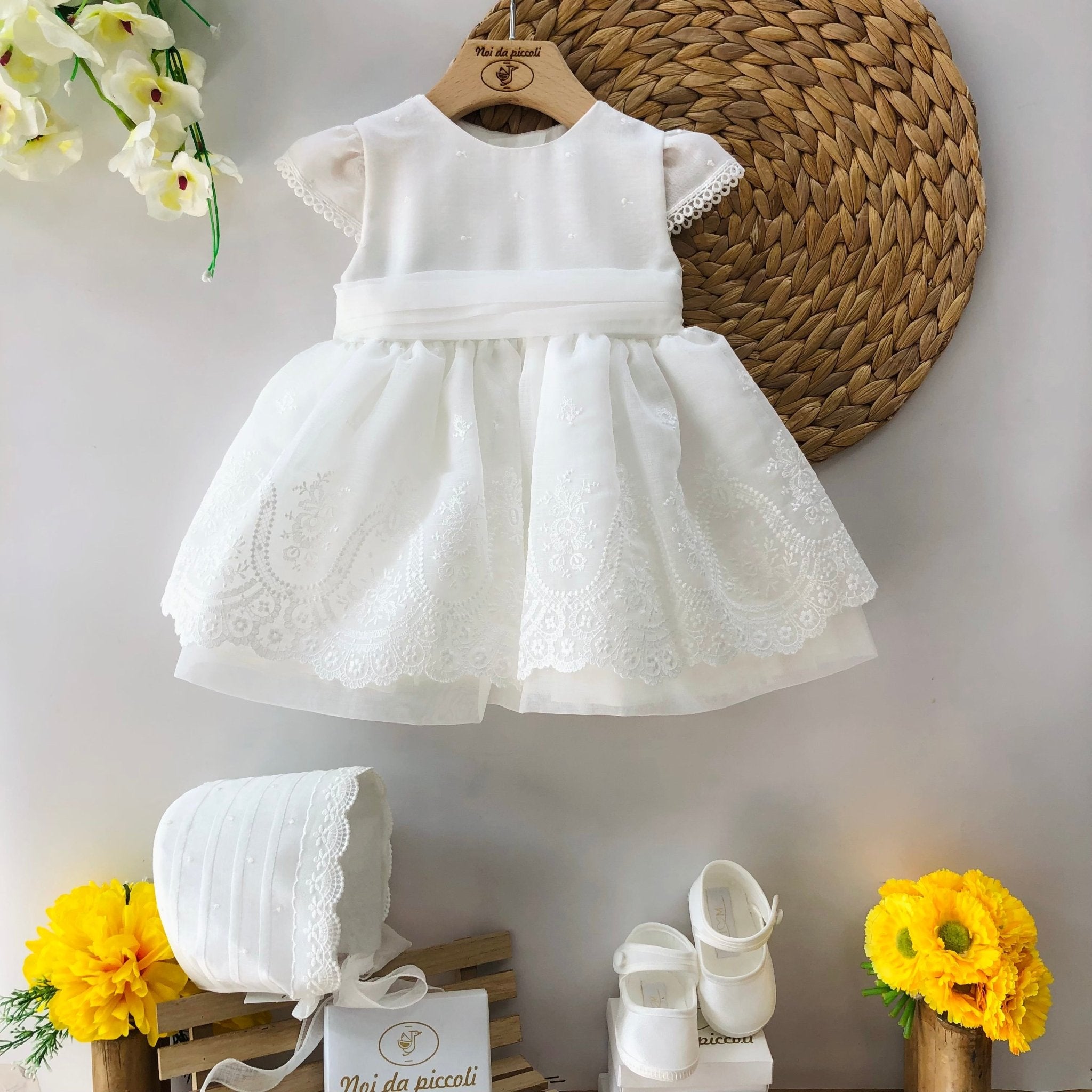 ABITINO CERIMONIALE INGLESA MERIDA BIANCO - Noi da piccoli