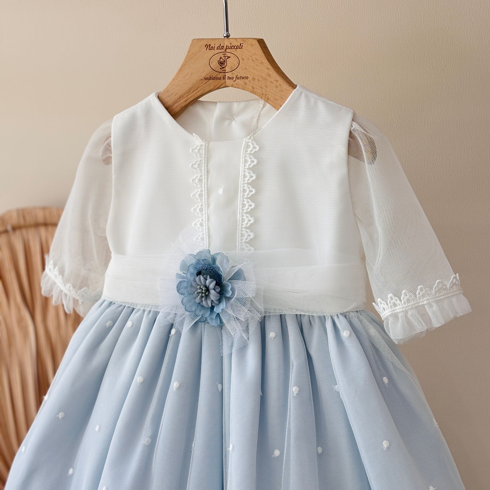 ABITINO CERIMONIALE JULIA cielo - Noi da piccoli