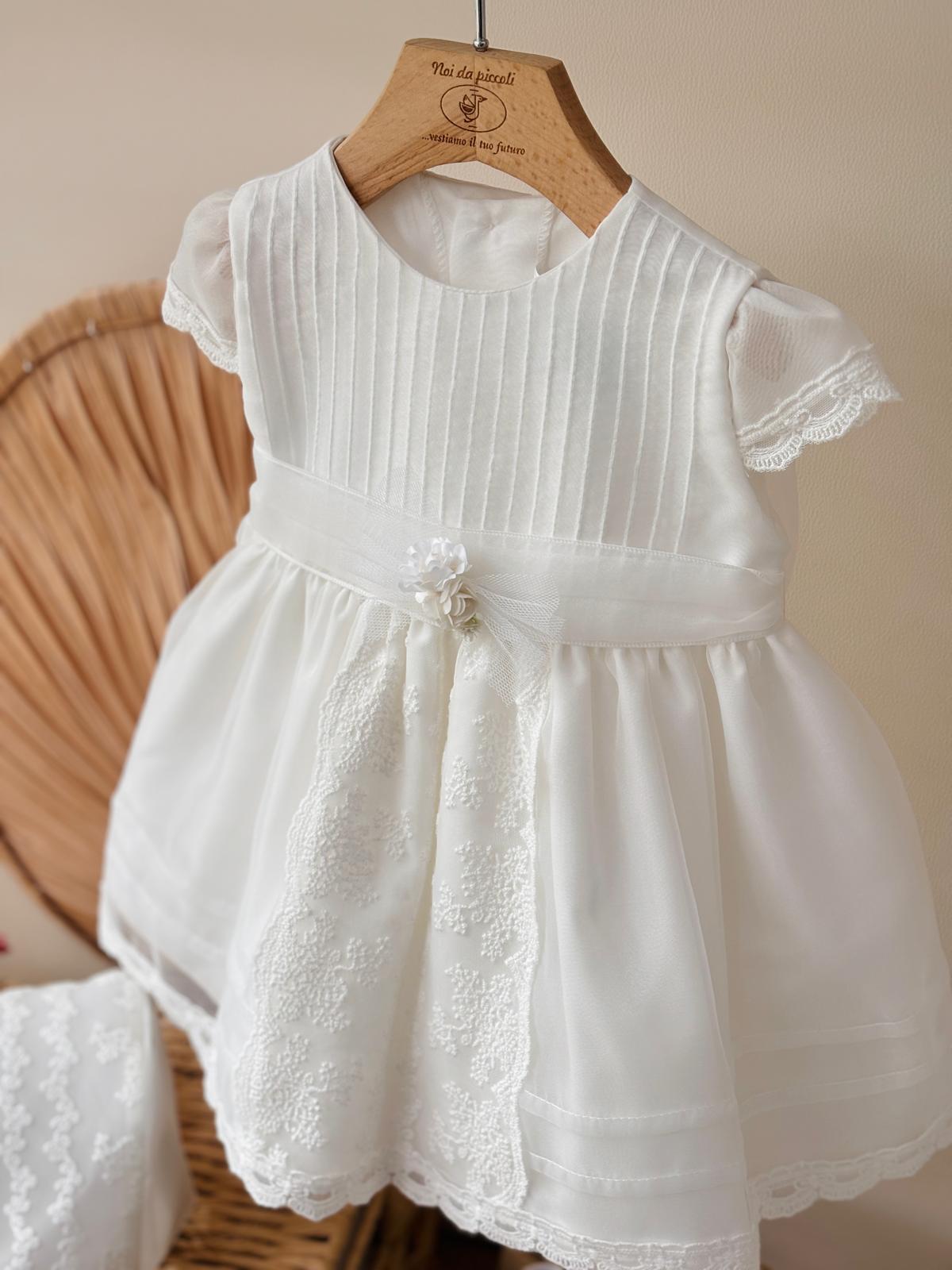 ABITINO CERIMONIALE KATE Bianco - Noi da piccoli