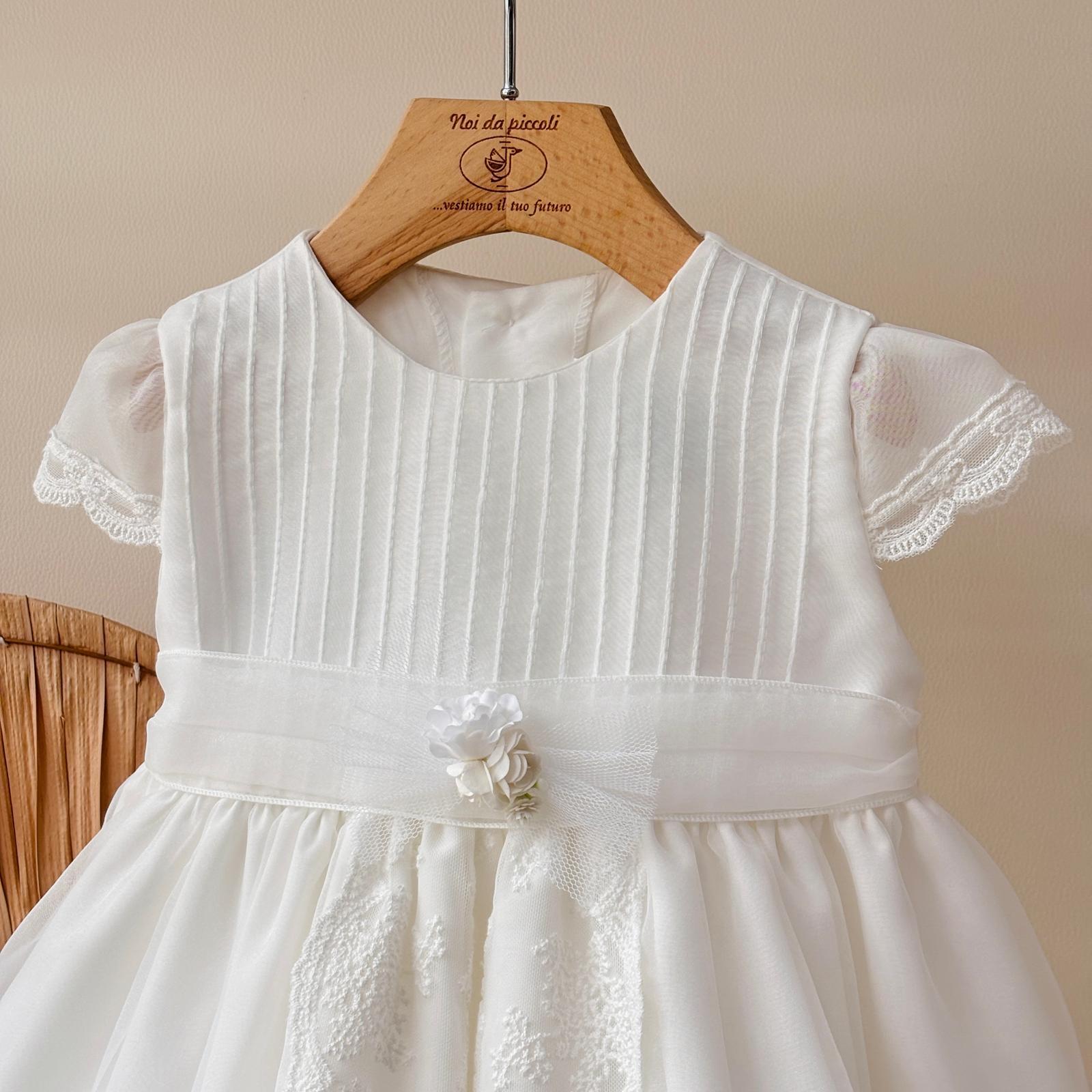 ABITINO CERIMONIALE KATE Bianco - Noi da piccoli