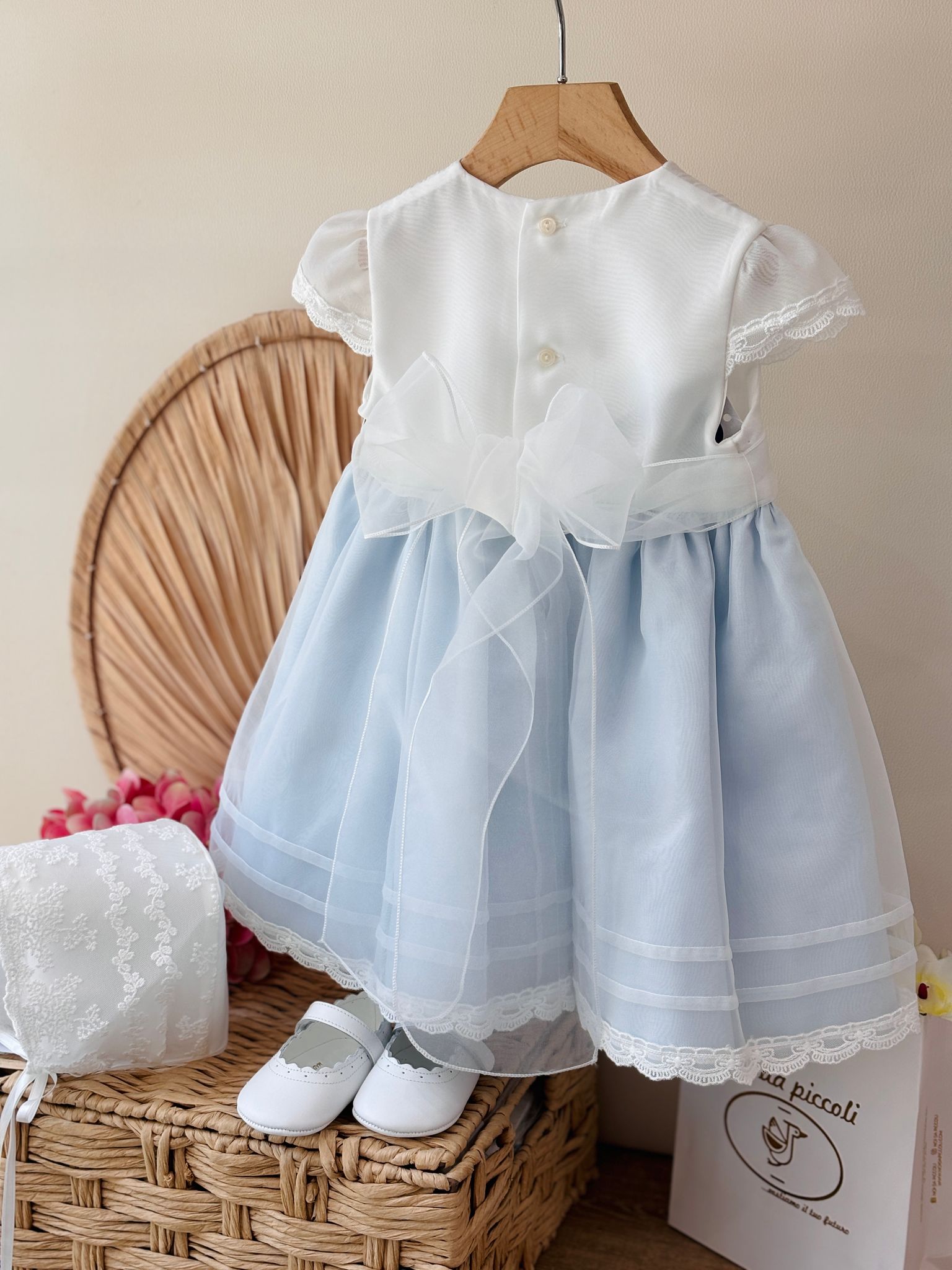 ABITINO CERIMONIALE KATE cielo - Noi da piccoli