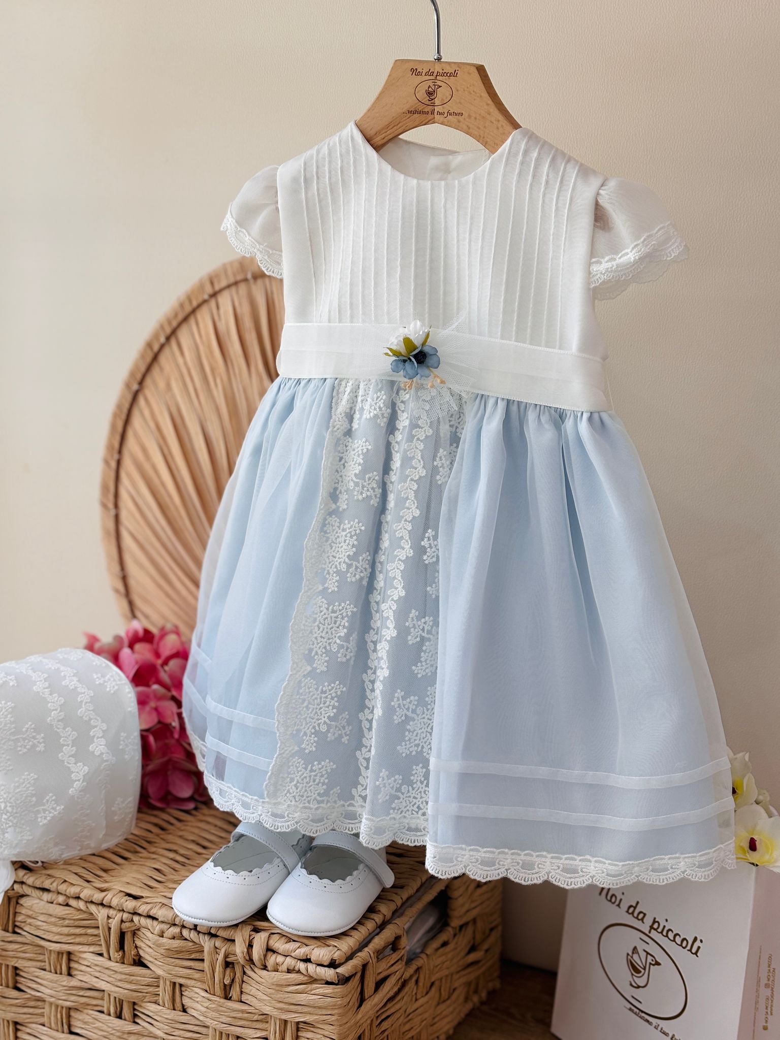 ABITINO CERIMONIALE KATE cielo - Noi da piccoli